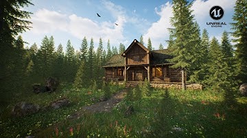 Cabin in the Woods I Unreal Engine 5 | Real Time Cinematic Environment #ue5 #cinematic