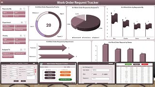 Work Order Request Tracker in Excel