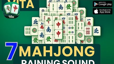 Vita Mahjong | Gameplay with relaxing rain sound EP07 (ios,Android)