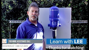 Learn with Lee - The Dosatron D8RE2 Unit