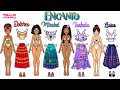 DIY How to make Paper dolls Encanto &amp; Clothes | Easy Crafts