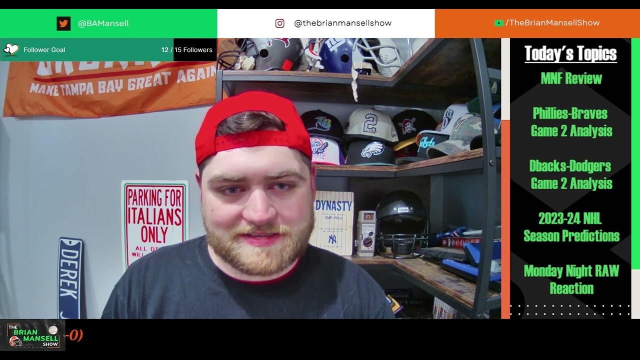 THE BRIAN MANSELL SHOW Ep. 12 | NLDS Game 2 Recap | NHL Season Predictions