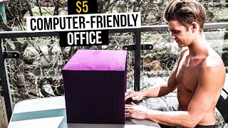 CHEAP outdoor office hack | NO laptop glare
