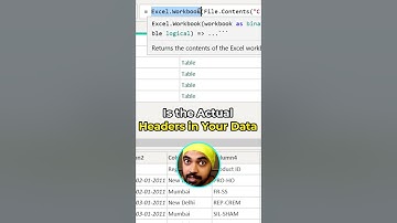 Remove Promoted Headers Step With This Trick In #PowerQuery 🔥😎