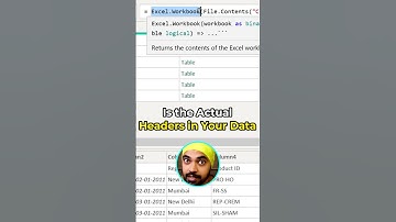 Remove Promoted Headers Step With This Trick In #PowerQuery 🔥😎