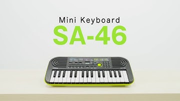 CASIO Mini Keyboard | SA-46 Introduction Video