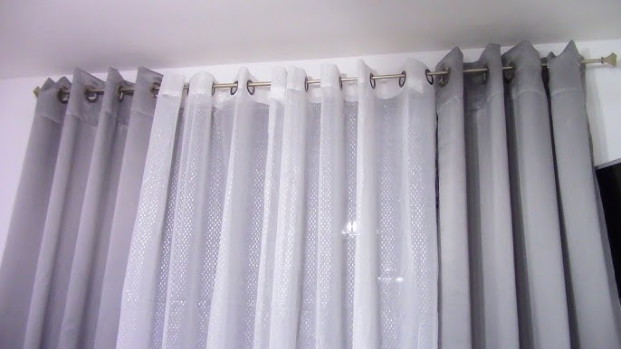 DIY. Cortinas con argolla facil - YouTube