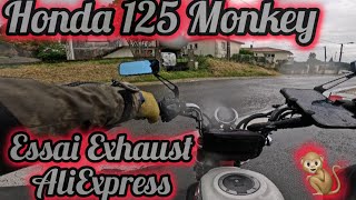 Honda 125 Monkey essai Exhaust AliExpress