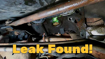 Coolant Leak Found! Leaking Freeze Plug Above Starter - 1994 Chevy C1500 4.3 V6