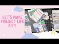 Let's Make Project Life Kits| Using up 6x6 & 6x8 Paper Pads