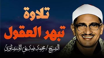تلاوة نادرة لا توصف ❤️تخترق القلوب والعقول للشيخ محمد صديق المنشاوي