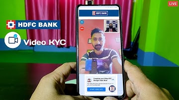 HDFC Bank Video KYC LIVE 🔴 घर बैठे फ्री में Full KYC | HDFC Video KYC