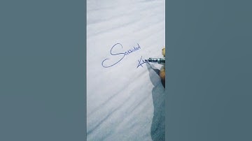 Name signature #viral #calligraphy #short #signature
