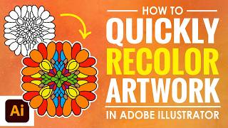 How to Quickly Color an Intricate Design in Adobe Illustrator screenshot 5