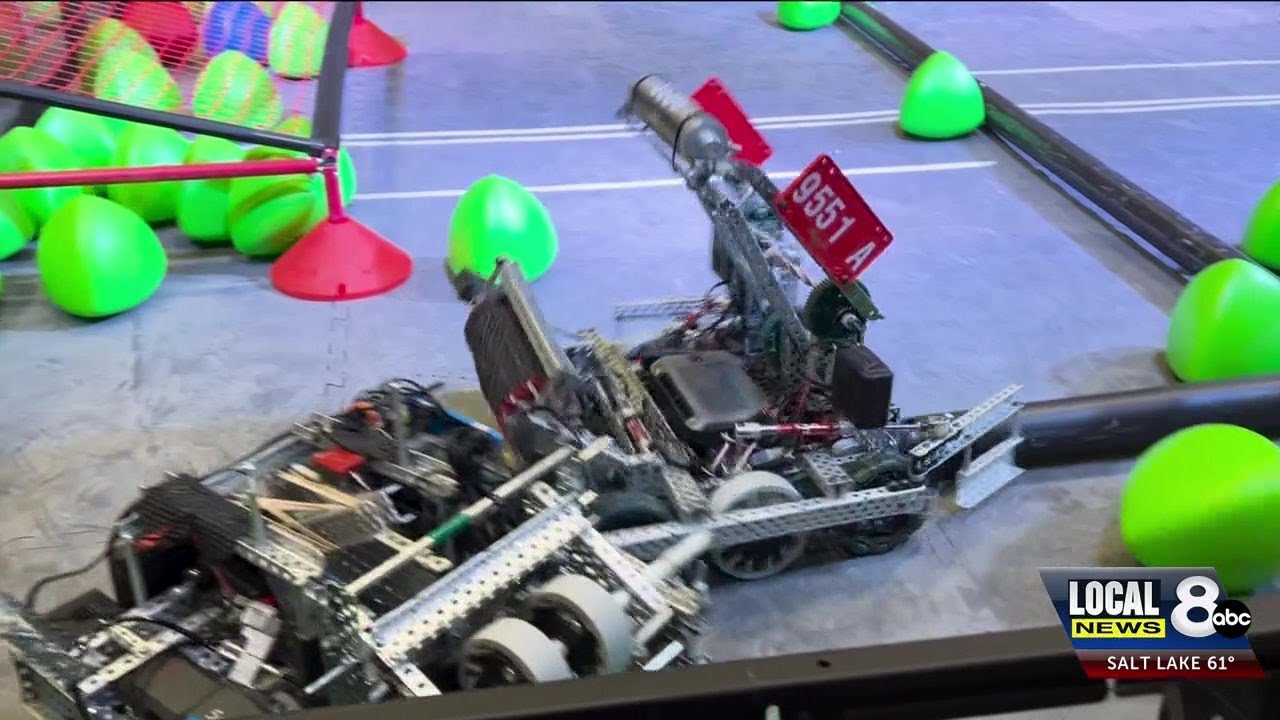 ISU hosts VEX Robotics Competition for high school students - YouTube