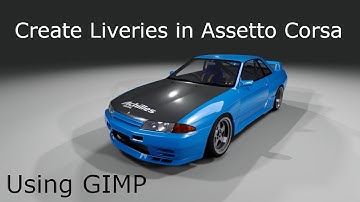 Easy way to make liveries in Assetto Corsa using GIMP (Read Pinned Comment)