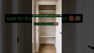 Tiny Closet Organization Glow-Up ✨ Small Closet Makeover Ideas #shorts #foryou #storagesolutions