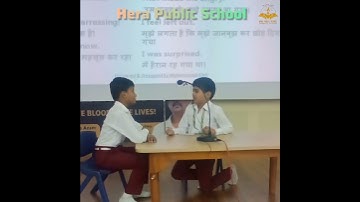 Grade 3 Students Practising Conversation| Scenario Based Conversation #herapublicschool #shorts
