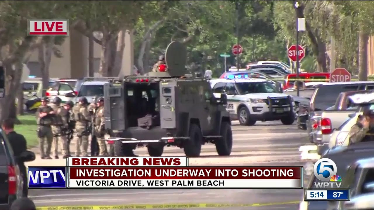 Shooting in suburban West Palm Beach - YouTube