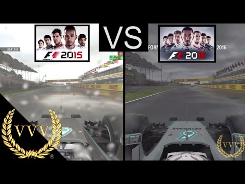 F1 2016 Vs F1 2015 Hungary Comparison