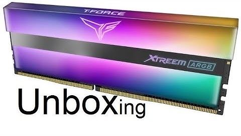 TEAMGROUP T-FORCE XTREEM ARGB Gaming RAM (Unboxing)