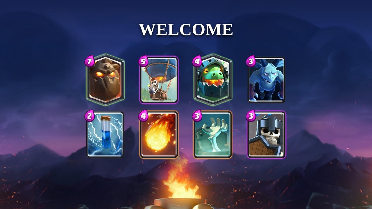 WELCOME | Lava Hound, Balloon deck gameplay [TOP 200] | February 2021