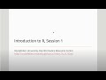 Introduction to R (part 1)