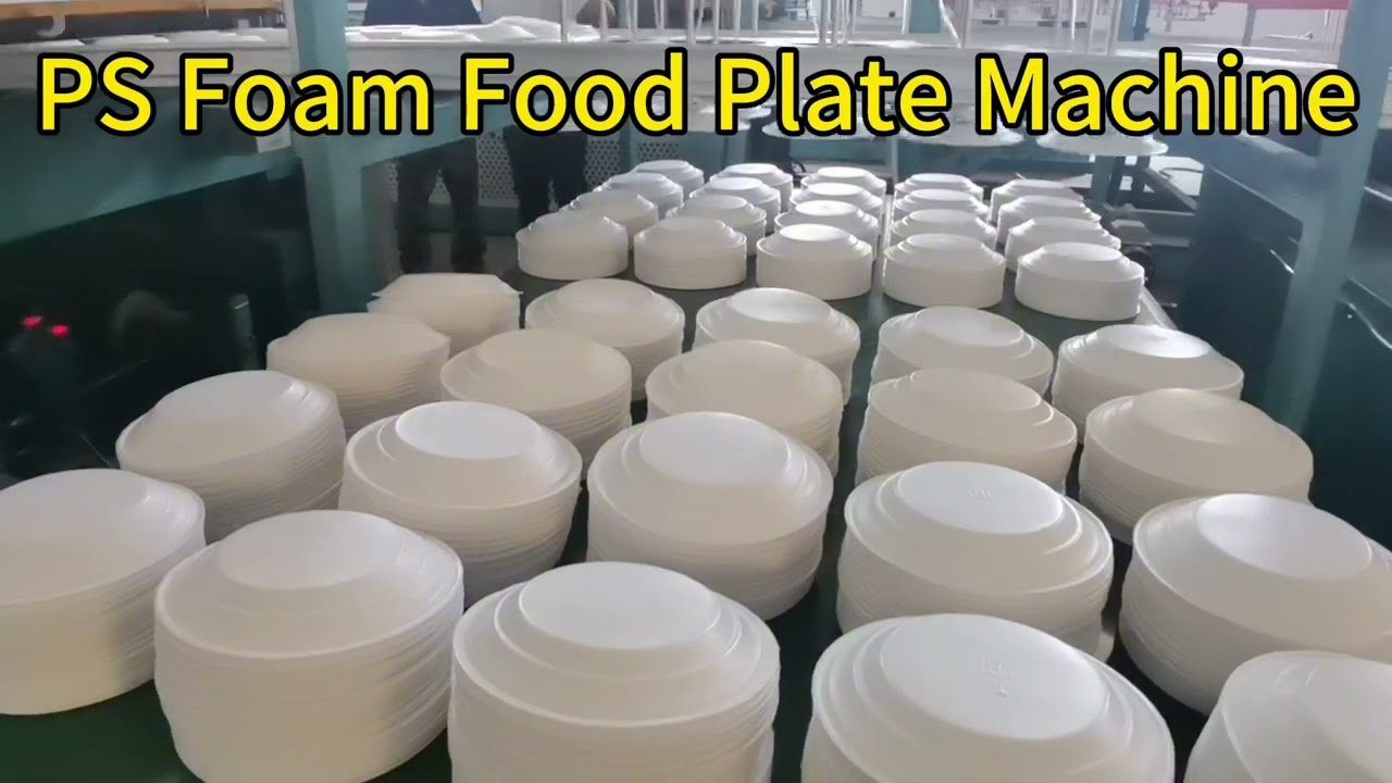 Single robot-arm PS foam lunch box plate dish tray making machine Ellie WhatsApp :  +8613780912769