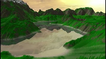 OpenGL Terrain and Grass Rendering Part 1