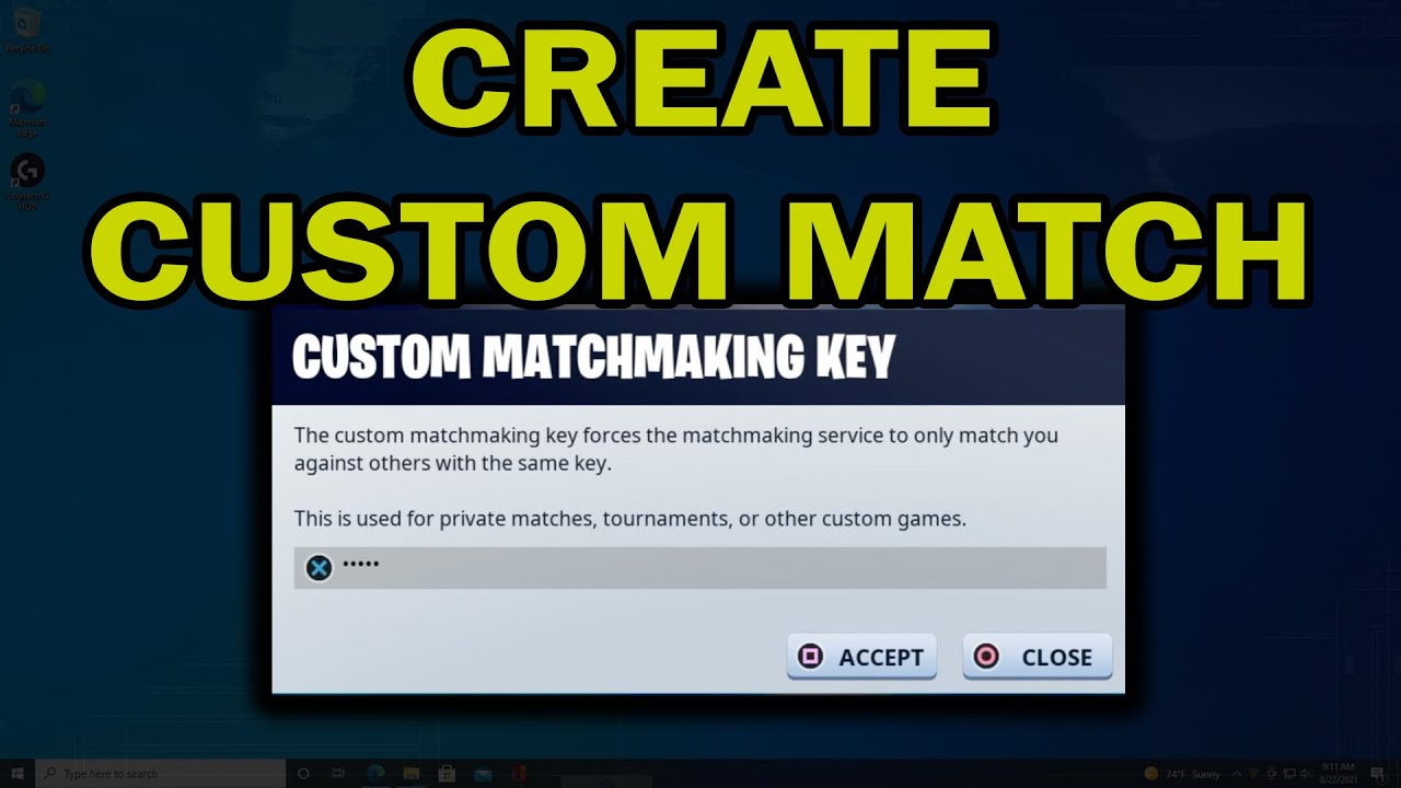 How to Create Custom Match in Fortnite How to Join Private Match in