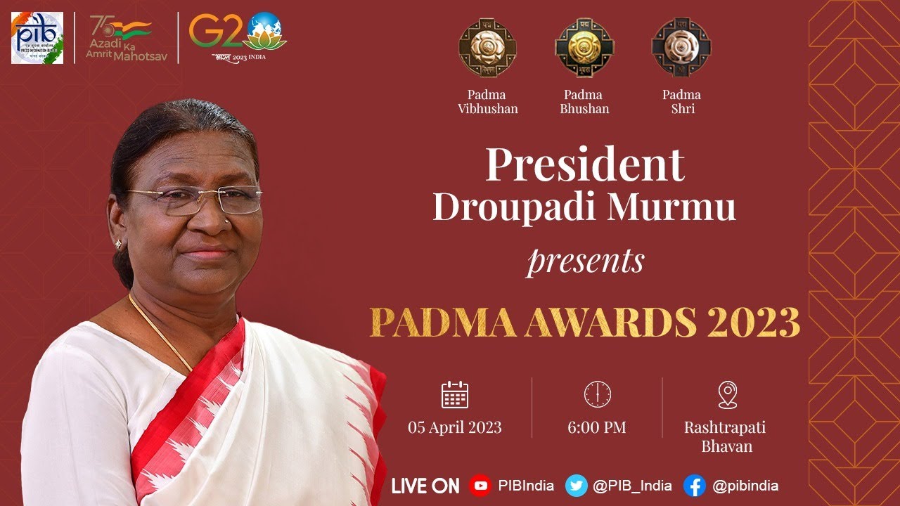 President Murmu presents Padma Awards 2023 at Civil Investiture Ceremony-II | Rashtrapati Bhavan