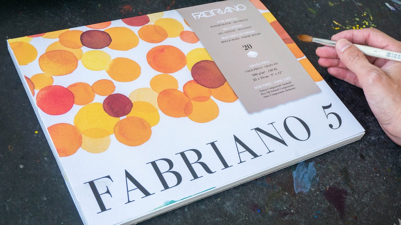 Review: Fabriano 5 Watercolour Paper (50% cotton) 