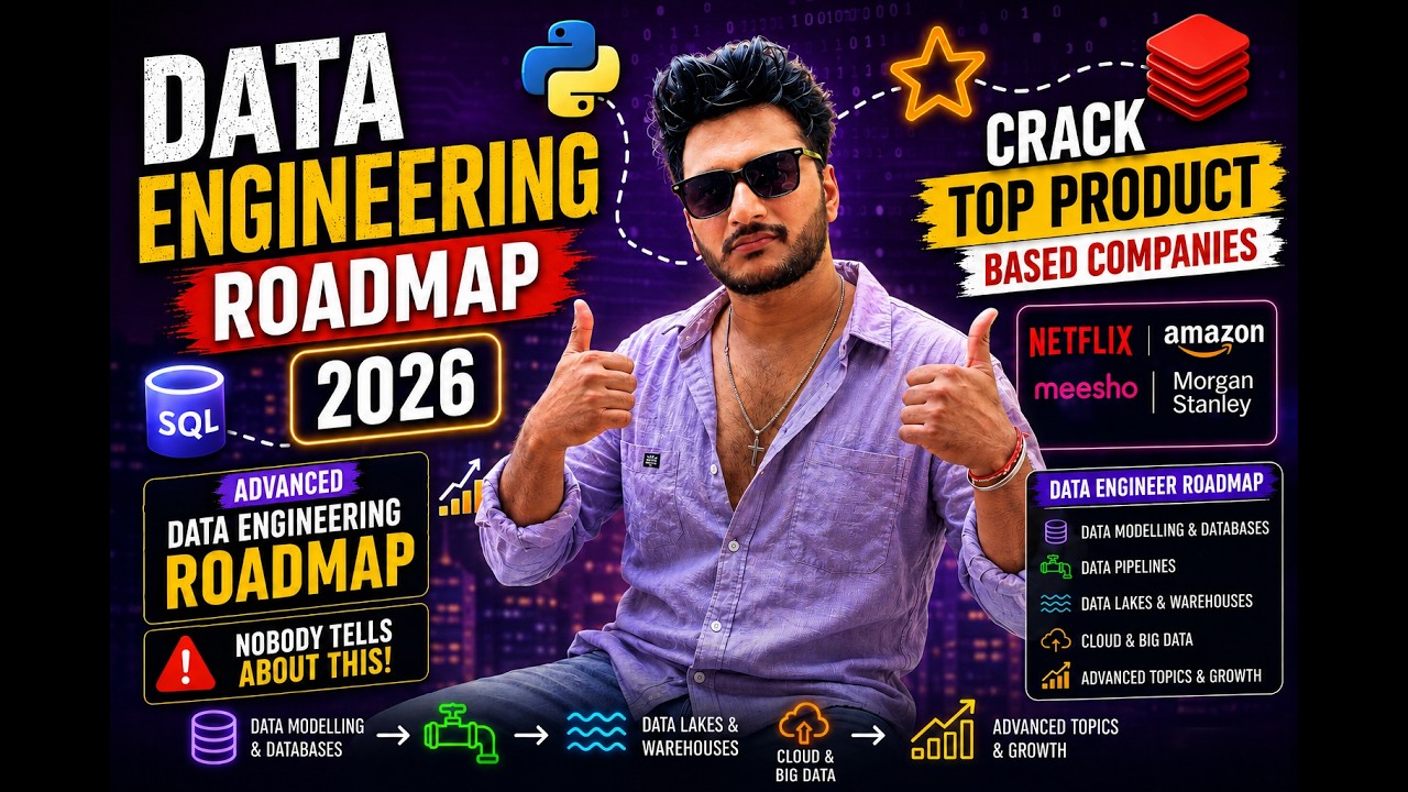 Data Engineer Roadmap 2026 | How I'd learn Data Engineering in 2026 ...