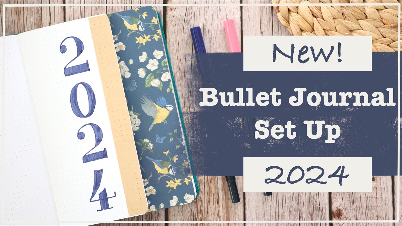 2024 New Bullet Journal Set Up, Plan With Me