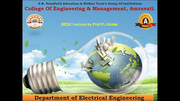 02 Unit 4 Video Lecture on Basic Electrical Drives & Control