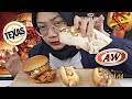 RUGI tak TRY awal A&W Boston Tangy & Chicago Cheese Coney, TEXAS Fire Dragon Wrap & Monster Burger