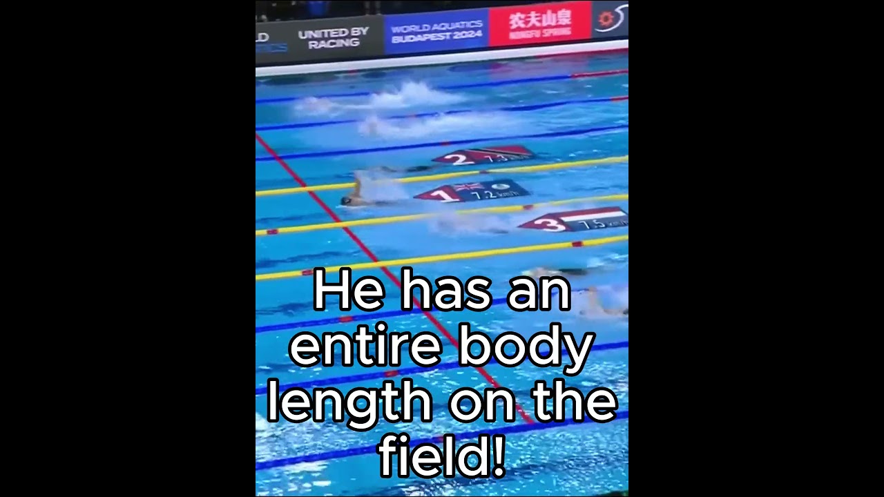 Jordan Crooks Incredibly Dominant 50 Freestyle World Record at the Short Course World Championships