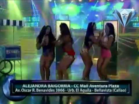 Vania, Fiorella, Spheffany y Paloma en Sensual Coreografia