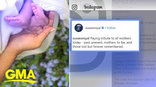 Duchess Meghan shares photo on her 1st Mother's Day l GMA