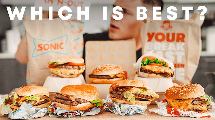 Rating Fast Food Hamburgers
