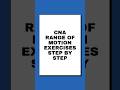 CNA Range of Motion Exercises Step by Step | CNA ROM Exercises for the CNA Skills Exam#nursing