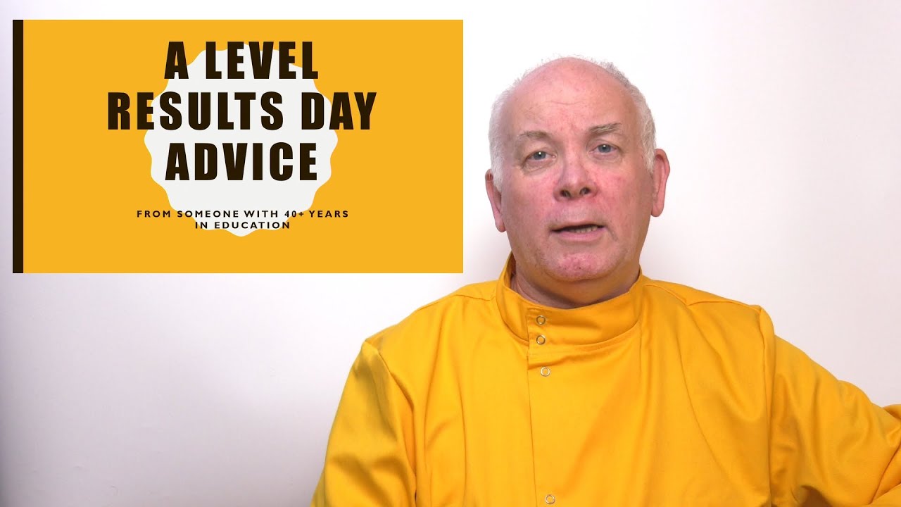 A level results day advice - YouTube