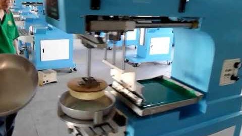 1 color large size pad printing machine for pan
