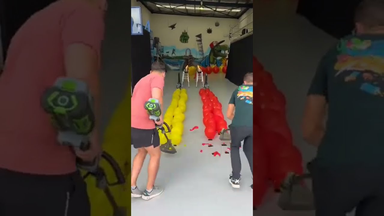 Javelin Balloon Pop Racing Is INTENSE