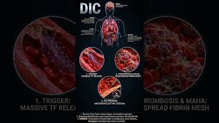 Details Disseminated Intravascular Coagulation (DIC) in 3 Steps #dic #pathophysiology #usmle #15secondpatho News