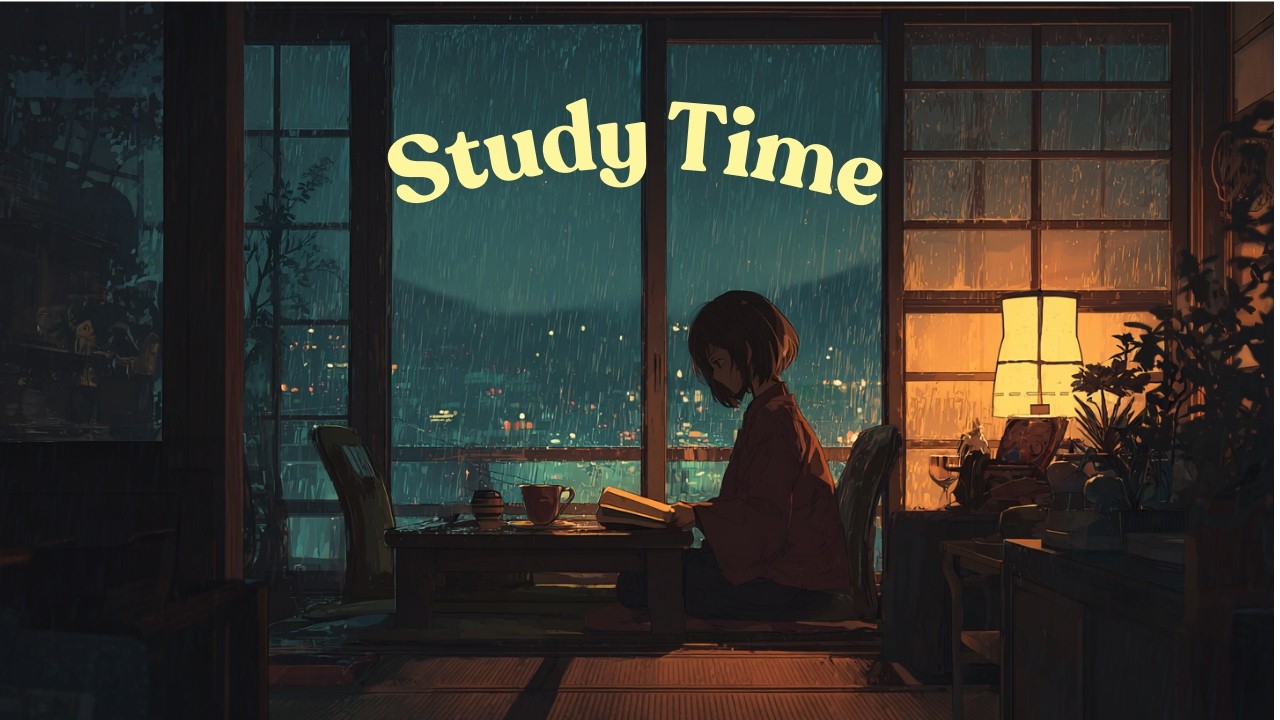 pov: you're studying while it rains outside | lo-fi anime music