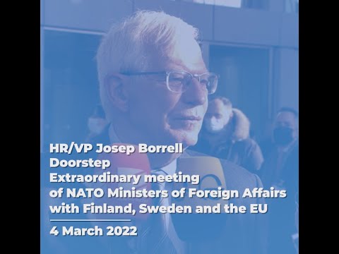 HR/VP doorstep ahead of extraordinary NATO meeting | 04/03/2022