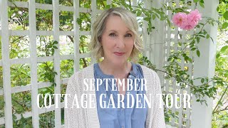 September Cottage Garden TOUR with PLANT NAMES and locations! Beautiful Maine Garden.