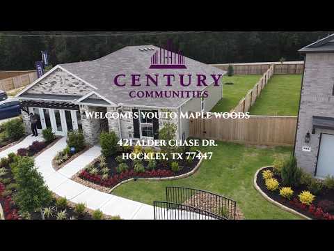 Maple Woods by Century Communities.  Aerial Drone Tour &amp; Model Home Walkthrough