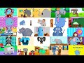 HICKORY DICKORY DOCK FUNNY ELEPHANT Thermal Cam Color Inversion Effects 